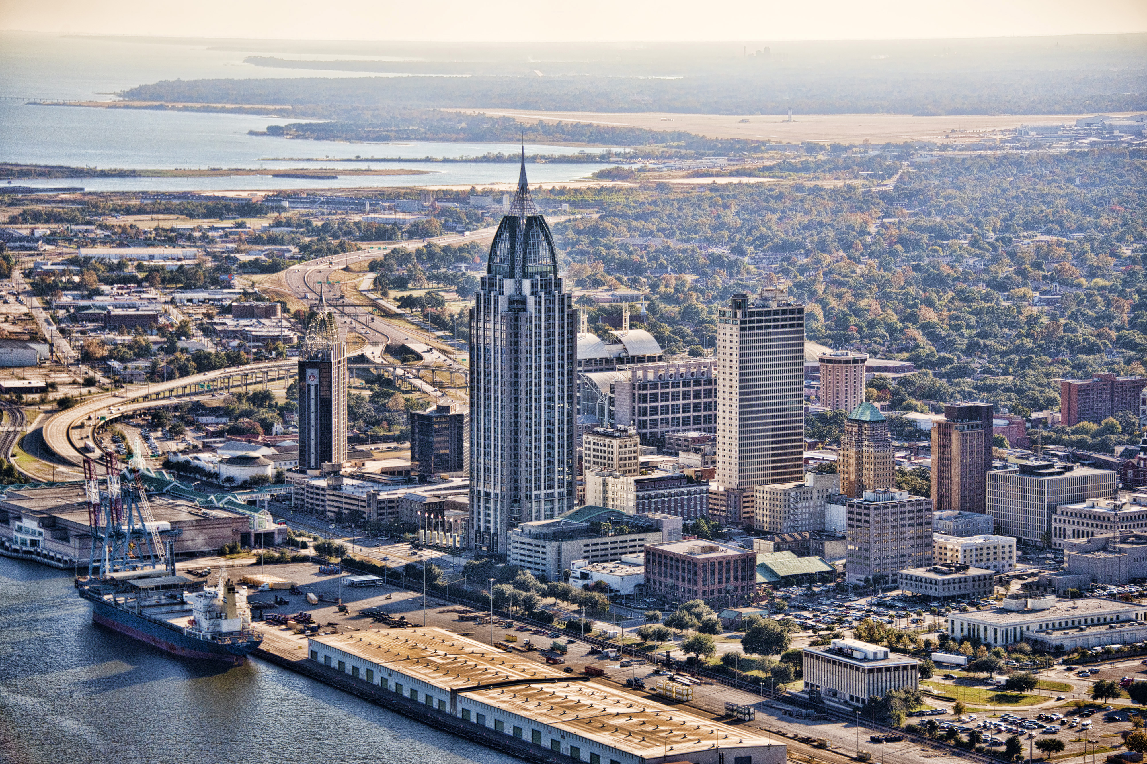 downtown Mobile, Alabama